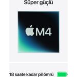 Apple MacBook Air M4 16GB 256GB SSD macOS 13" Taşınabilir Bilgisayar Gece Yarısı MW123TU/A - Görsel 4