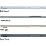 Apple MacBook Air M4 16GB 256GB SSD macOS 15" Taşınabilir Bilgisayar Gök Mavisi MC7A4TU/A - Görsel 3