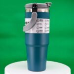 Trailx Vakumlu Termos, Paslanmaz Çelik 30 OZ/887 Ml, Mavi - Görsel 5