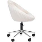 Markaelz Istiridye Ofis/çalışma Sandalyesi (Baby Face Kumaş)KROM METAL AYAK - Görsel 3