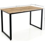 Ceramical 60 x 120 cm Çalışma  Masası Bilgisayar Masası Ofis Masası - Atlantik Çam - Görsel 5