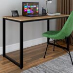 Ceramical 60 x 120 cm Çalışma  Masası Bilgisayar Masası Ofis Masası - Atlantik Çam - Görsel 2