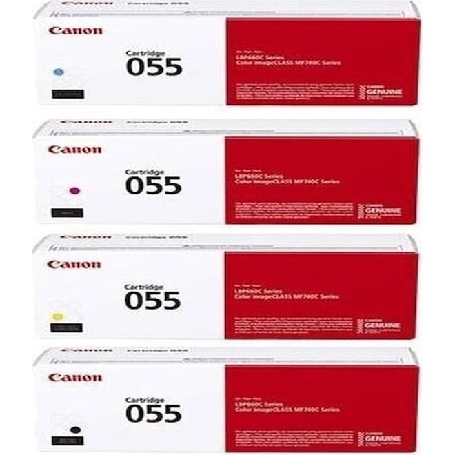 110000983070760.jpg Belirtilmemiş Canon CRG-055 Siyah-Mavi-Sarı-Kırmızı Toner 3013C002 - Görsel 1
