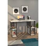 Moonlife Hipo Çalışma Masası Antrasit - Görsel 3