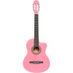 Furia CG-3901PK Klasik Gitar 4/4 Sap Ayarlı Kesik Kasa Full Set - Pembe - Görsel 3