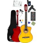 Furia CG-3901Y Klasik Gitar 4/4 Sap Ayarlı Kesik Kasa Full Set - Sarı