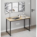 Mebars Çalışma Masası Bilgisayar Masası Ofis Masası - 120X60 - Meşe - Görsel 2