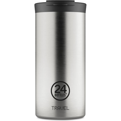 110001009450309.jpg 24 Bottles Travel Tumbler Brushed Steel Paslanmaz Çelik Termos Bardak 600 ml - Görsel 1