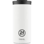 24 Bottles Travel Tumbler Ice White Paslanmaz Çelik Termos Bardak 600 ml