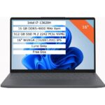 Lenovo Ideapad Slim 3 Intel Core I7 13620H 16GB 512GB SSD 16" Wuxga IPS Fdos Taşınabilir Bilgisayar 83K2001WTR
