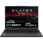 Game Garaj Slayer R9T-5070TI C2 Amd Ryzen 9 9955HX 64GB Ram 2tb SSD RTX5070TI 16" Qhd IPS 300Hz Freedos Taşınabilir Bilgisayar - Görsel 2