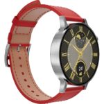 Fro Lw-38 Kadın Akıllı Kol Saati - Silver Kasa  Kırmızı Kordon Tansiyon & Nabız Ölçümü Spor Takibi - Görsel 9