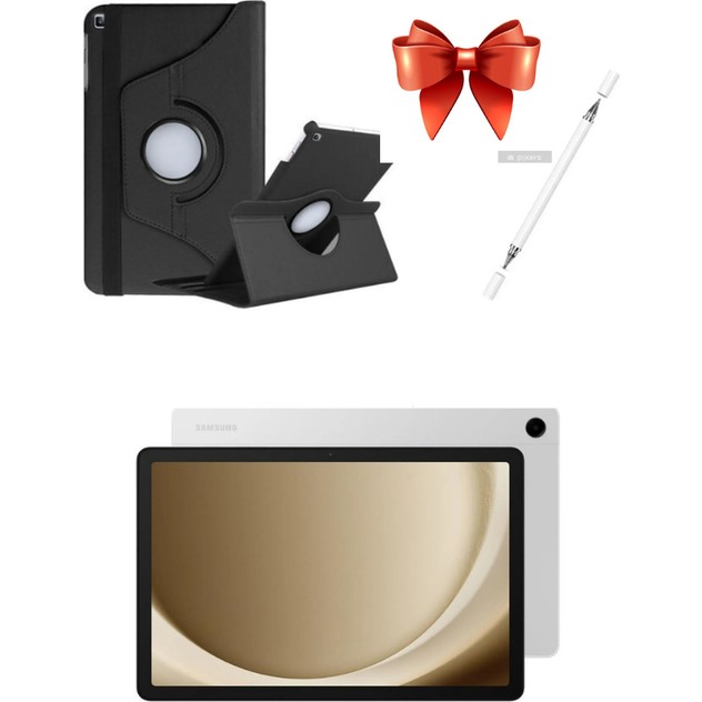 110001018860346.jpg Samsung Galaxy Tab A9 Plus SM-X210 4gb 64GB 11" Silver Tablet+Kılıf+Kalem -Silver - Görsel 1