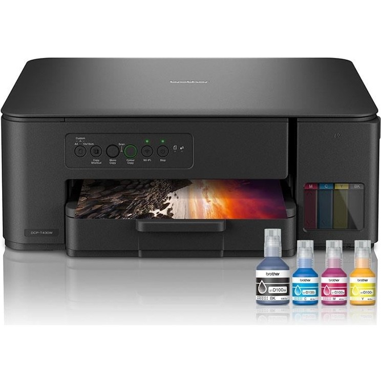 110001023606510.jpg Brother DCP-T430W Fotokopi, Tarayıcı, Wi-Fi , Mürekkep Tanklı Yazıcı - Görsel 1
