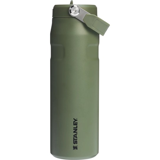 110001025545537-8.jpg Stanley Iceflow Flip Straw Su Termosu 0.7 Lt Haki - Görsel 1
