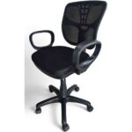 Fonksiyoner Fly file kumaşlı çalışma koltuğu/ultra konforlu-siyah - Görsel 3