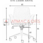 Atmaca Ofis Luna Ofis Çalışma Koltuğu - Görsel 4