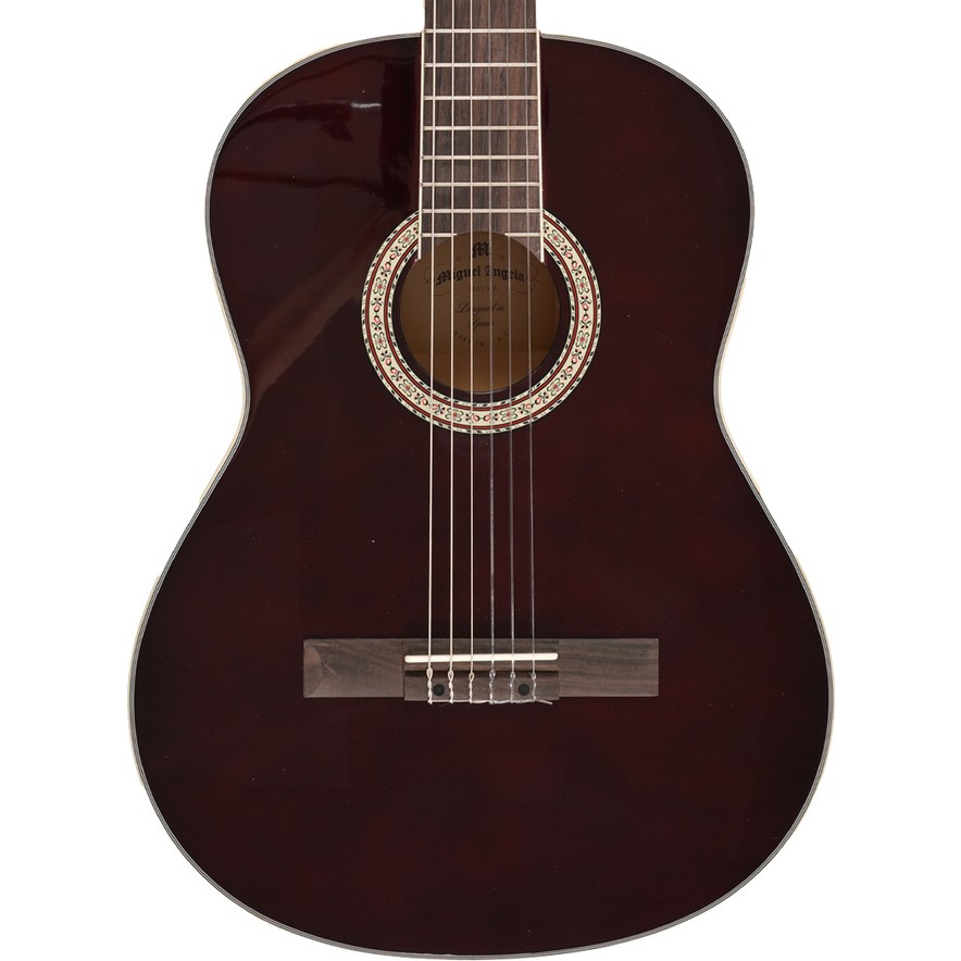 110001040404575.jpg Miguel Angela MA1M-WR Bordo Klasik Gitar (Mat Cilalı) - Görsel 1