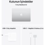 Apple MacBook Air M4 16GB 256GB SSD macOS 13" Taşınabilir Bilgisayar Gümüş MW0W3TU/A - Görsel 11