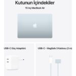Apple MacBook Air M4 16GB 256GB SSD macOS 15" Taşınabilir Bilgisayar Gök Mavisi MC7A4TU/A - Görsel 11