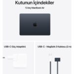 Apple MacBook Air M4 16GB 256GB SSD macOS 13" Taşınabilir Bilgisayar Gece Yarısı MW123TU/A - Görsel 11