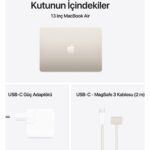 Apple MacBook Air M4 16GB 256GB SSD macOS 13" Taşınabilir Bilgisayar Yıldız Işığı MW0Y3TU/A - Görsel 11