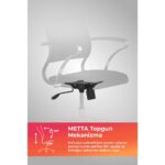 Metta Ergolife Sit Air Ergonomik Çalışma Sandalyesi / Ofis Koltuğu - 572.5F.1.2A2 - Görsel 3
