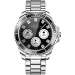 Zcwatch V0525 316L Paslanmaz Çelik, Döner Bezel, Bt Call, Spor Sağlık, IP68 Profesyonel Akıllı Saat - Görsel 2