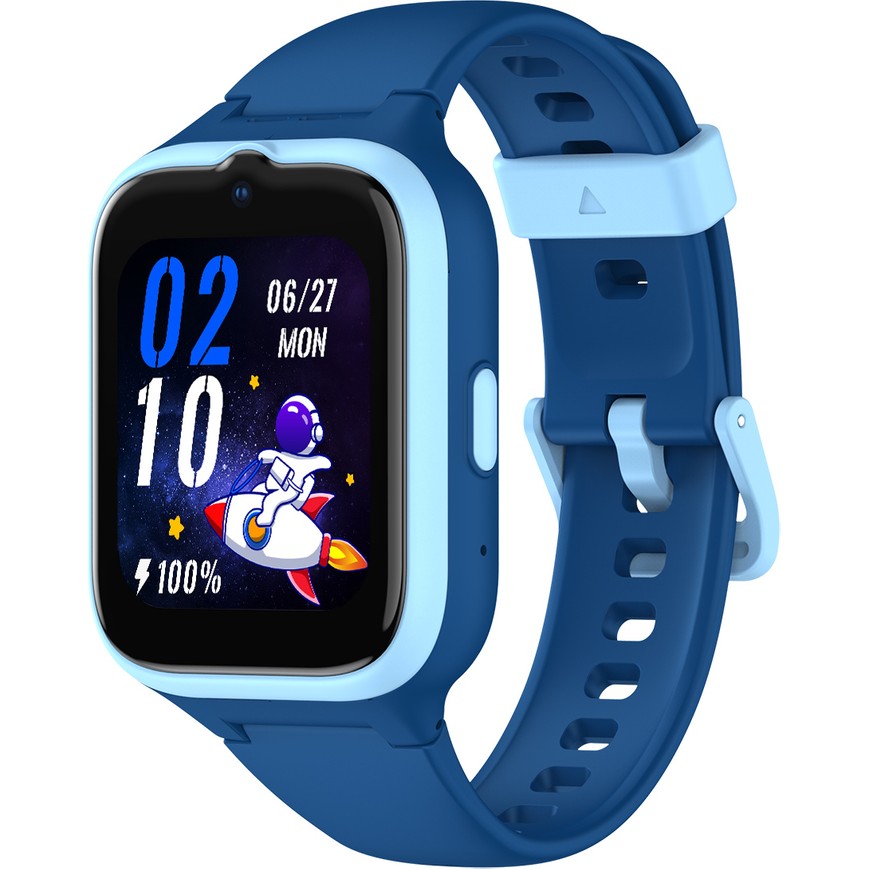 110001118637829.jpg Buff Kids Watch Play 4.5G Sim Kartlı Akıllı Çocuk Saati Mavi GPS Konum Takibi Görüntülü Görüşme - Görsel 1