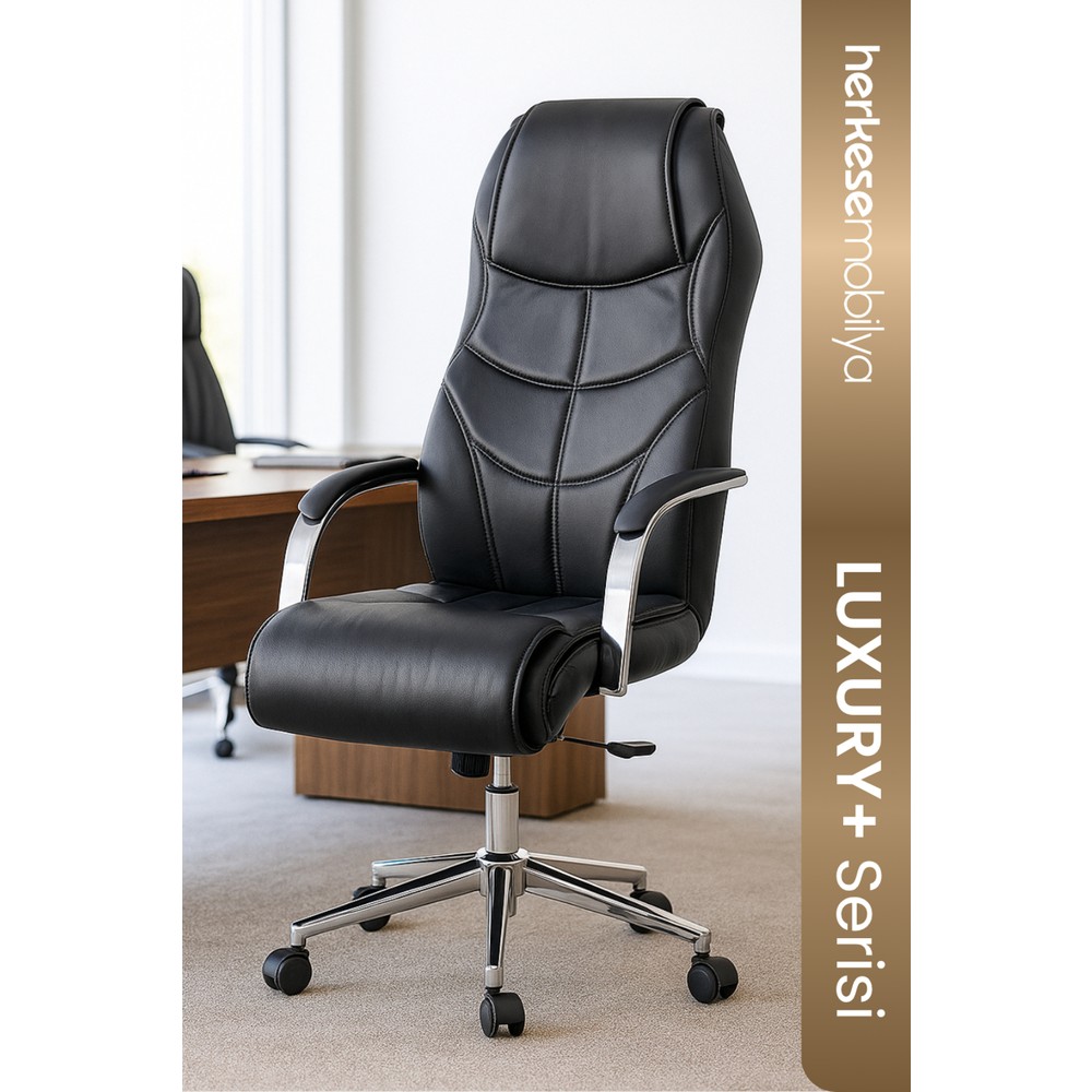 110001119853049.jpg Herkese Mobilya Aron VIP Yönetici Koltuğu | Makam Koltuğu | Ofis Koltuğu - Görsel 1