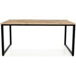 Ceramical MS1 Metal Ayaklı Çalışma Masası - 160cm - Çam - Görsel 5