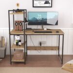 Pratico Tasko Kitaplıklı Çalışma Masası - Görsel 5