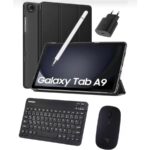 Samsung Galaxy Tab A9 8gb 128GB 8.7" Tablet Kılıf Kalem Cam Adaptör Griy KLAVYE+MOUSE ( Türkiye Garantili)