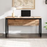 Ceramical Ms2 Çalışma Masası,ofis Masası - 70X140 cm - Çam - Görsel 3