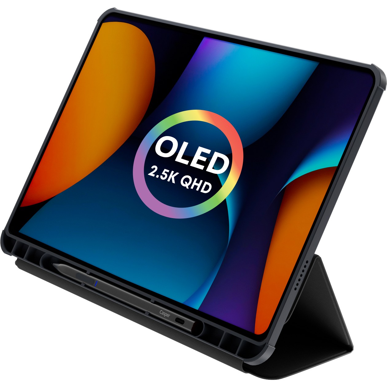 110001139265223.jpg CASPER PAD H10 12.6" OLED Tablet 8GB RAM 256GB + Casper H10 Tablet Kılıfı + Prestige Kalem - Görsel 1