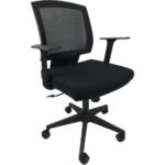 Goldsit Reks One Fileli Çalışma Koltuğu 100 P- Siyah Kumaş