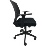 Goldsit Reks One Fileli Çalışma Koltuğu 100 P- Siyah Kumaş - Görsel 3