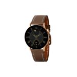 Fro LW38 Gold Kasa 38 mm Kahverengi Kordon Akıllı Saat Sesli Görüşme Özellikli