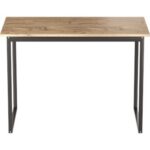 Pratico Mobilya Metal Ayaklı Çalışma Masası Atlantik Çam - 150 cm - Görsel 5