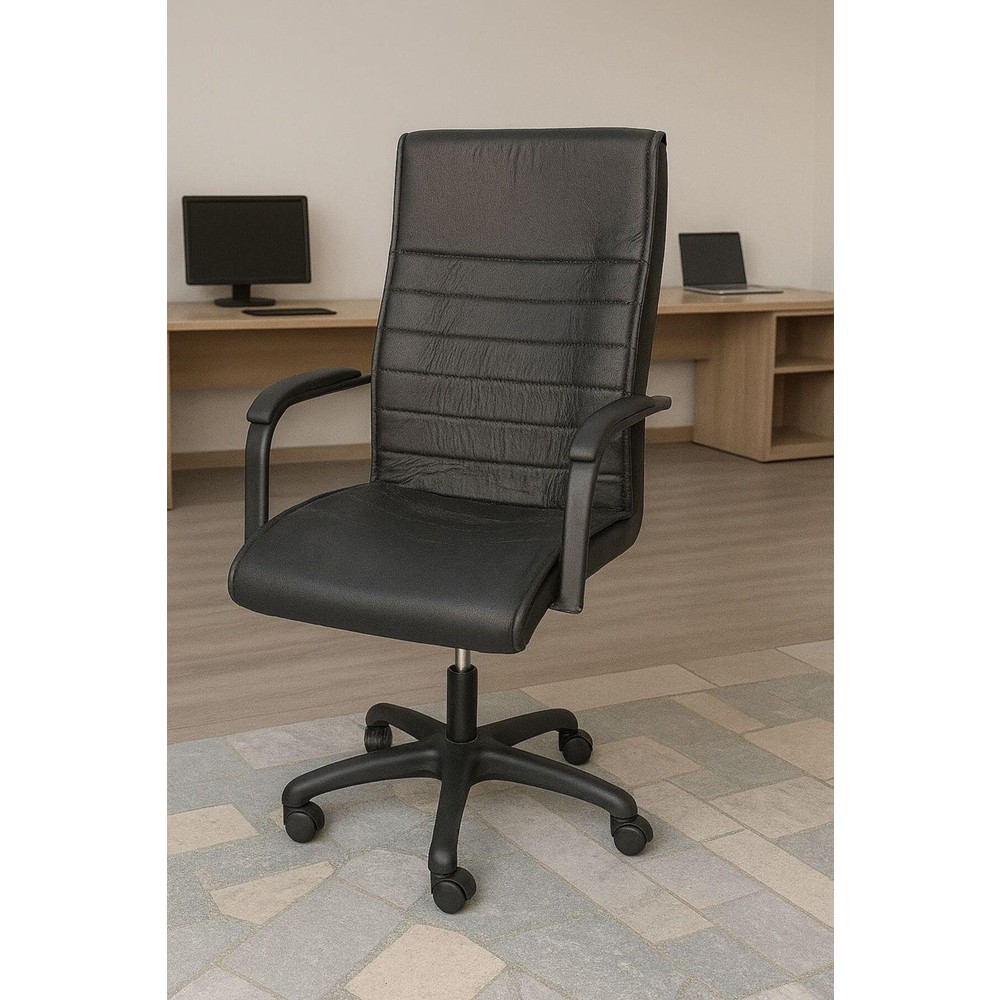 110001171778041.jpg Sadık Ofis Staryo Yönetici Koltuğu – Ergonomik Bel Destekli, Ayarlanabilir Yükseklikli, Sessiz Tekerlekli - Görsel 1