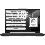 Asus TUF Gaming FX607VU-RL017 Intel Core 5 210H 16GB 512GB SSD RTX4050 Freedos 16" Taşınabilir Bilgisayar