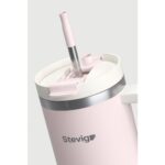Stevig 2 Moods Tuck-In Tumbler Sızdırmaz Çelik Termos 900 ml Petal Pink ST-241 - Görsel 4