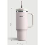 Stevig 2 Moods Tuck-In Tumbler Sızdırmaz Çelik Termos 900 ml Petal Pink ST-241 - Görsel 7