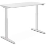 Nurus U-Do Sit&stand Yükseklik Ayarlı Hafızalı Bluetooth Kumandalı Çalışma Masası - Hdf Toz Boya Beyaz - Görsel 2