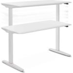 Nurus U-Do Sit&stand Yükseklik Ayarlı Hafızalı Bluetooth Kumandalı Çalışma Masası - Hdf Toz Boya Beyaz - Görsel 6