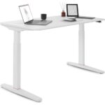 Nurus U-Do Sit&stand Yükseklik Ayarlı Hafızalı Bluetooth Kumandalı Çalışma Masası - Hdf Toz Boya Beyaz - Görsel 7