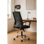 Sahmetra Alfa Ev ve Ofis Çalışma Sandalyesi Bilgisayar Koltuğu - Krom Ayak Siyah - Görsel 2