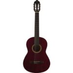 Valencia VC204TWR Bordo Klasik Gitar (Kılıf Hediyeli)