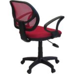 Türksit 804 File Çalışma Koltuğu Plastik Ayak Kırmızı - Görsel 2