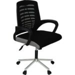 Türksit Karizma File Çalışma Koltuğu Krom Ayak Gri